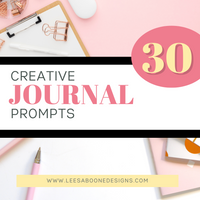 30 Day Creative Journal Prompt Printable