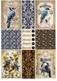 Paper Designs Vintage Birds Junk Journal Kit